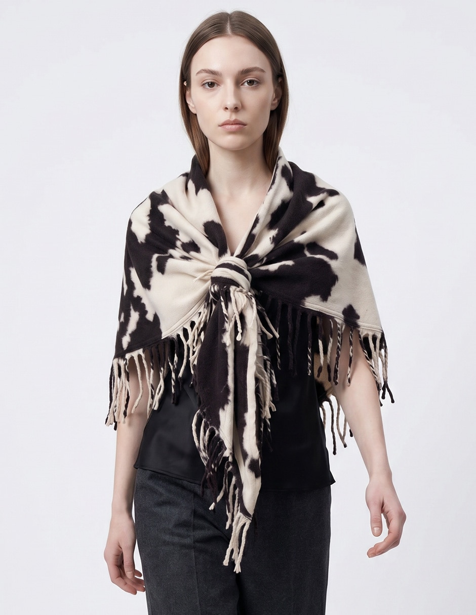 Chal estampado animal print