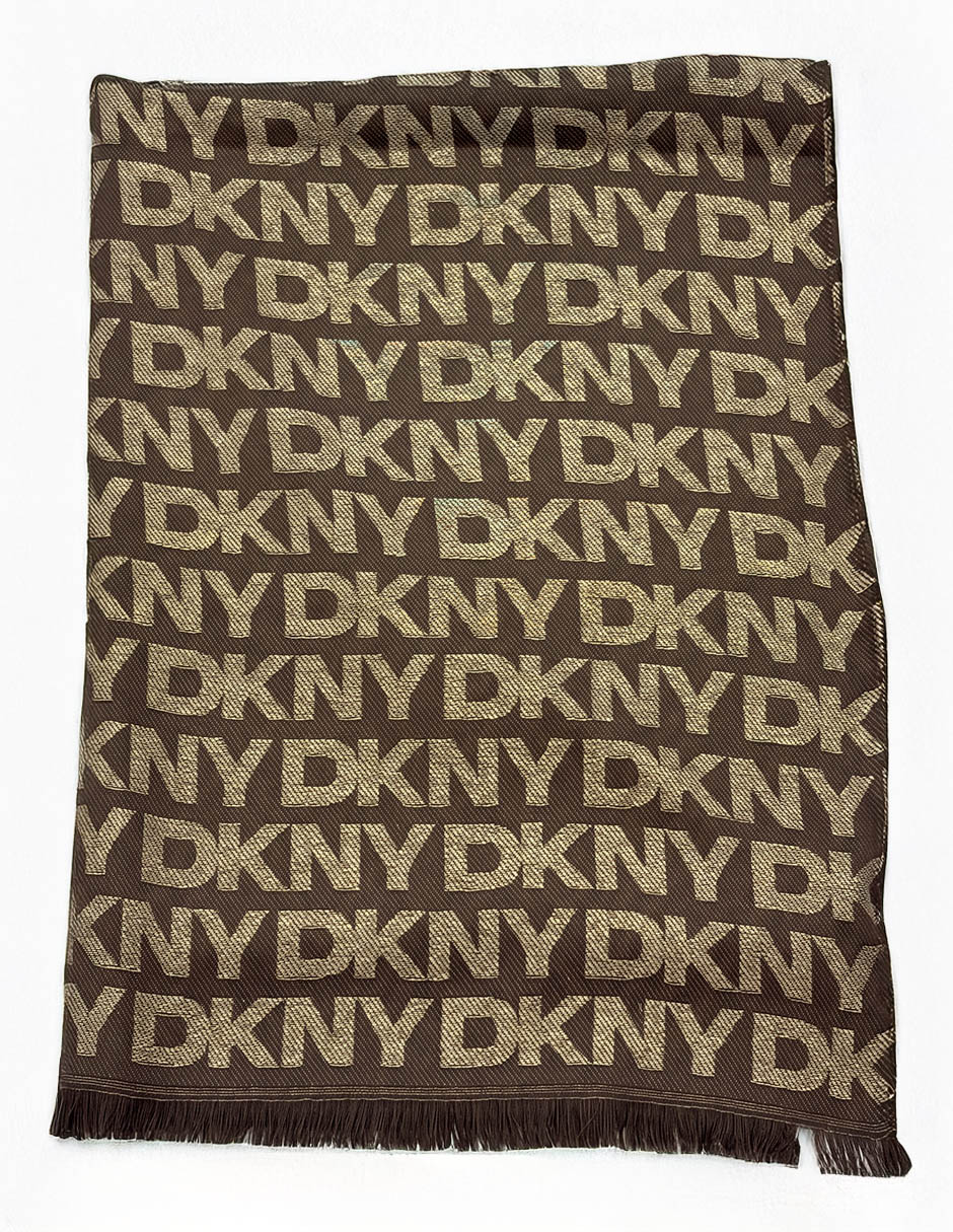 Pashmina dnky con estampado logo para mujer 1