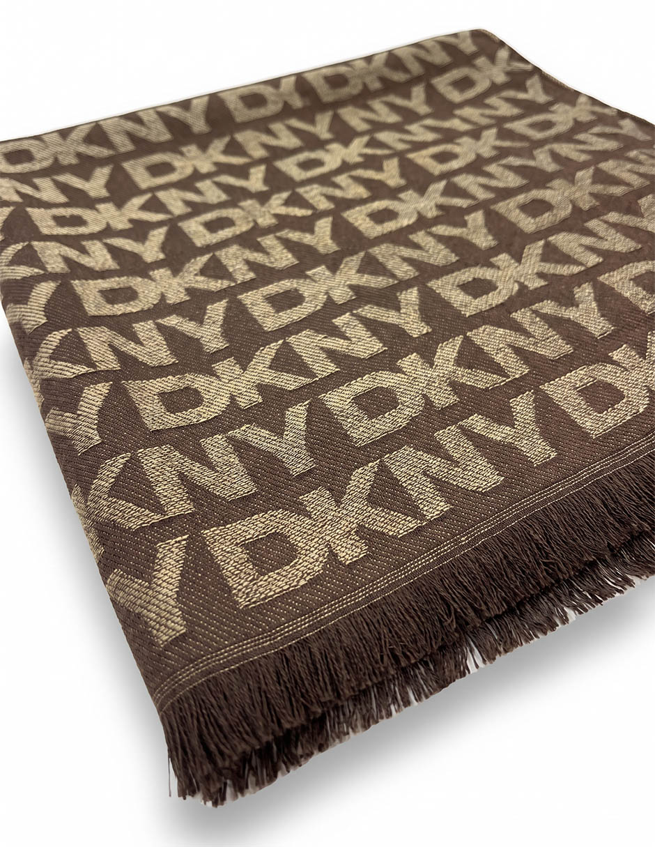 Pashmina dnky con estampado logo para mujer 2