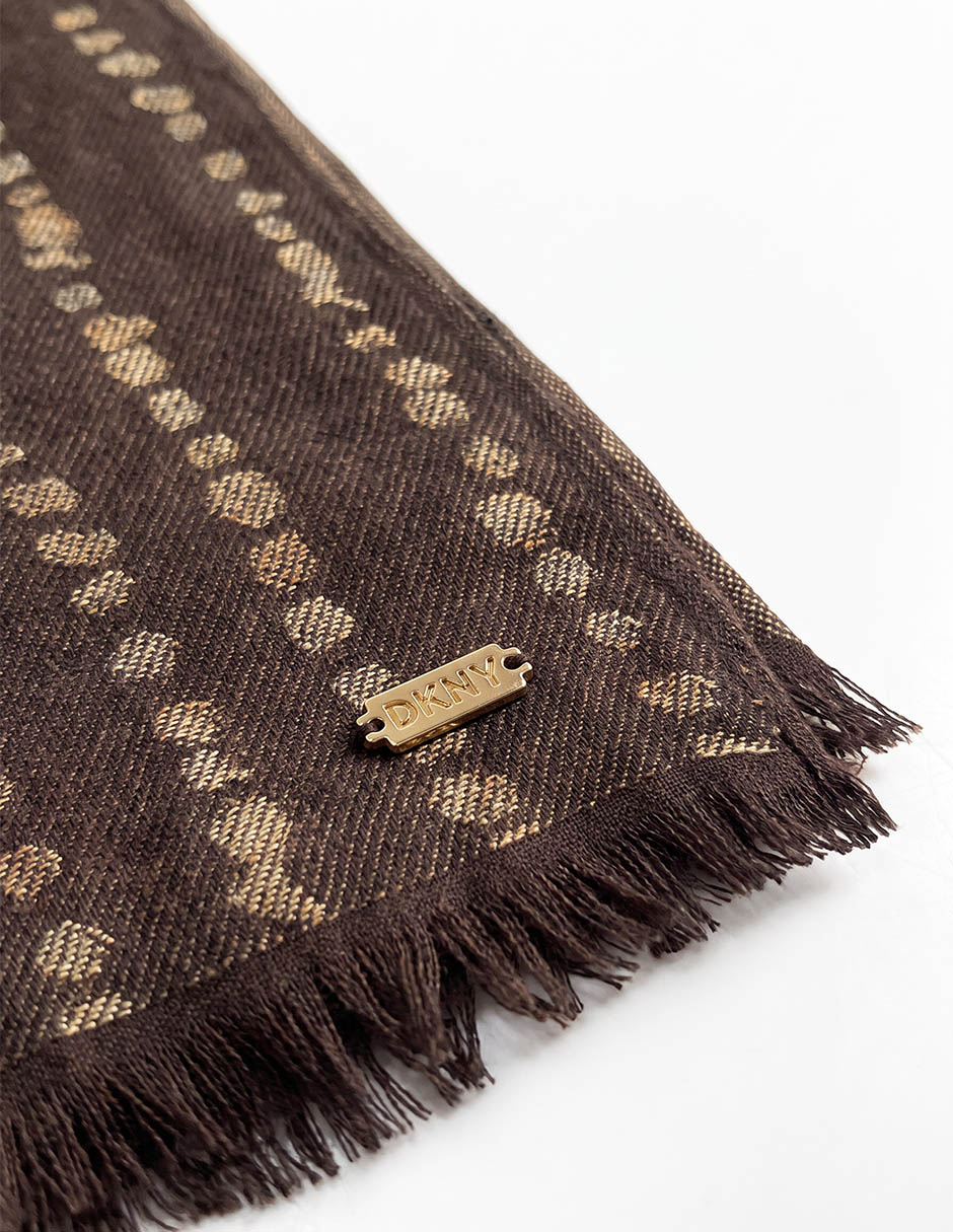 Pashmina dnky con estampado de lunares para mujer 2
