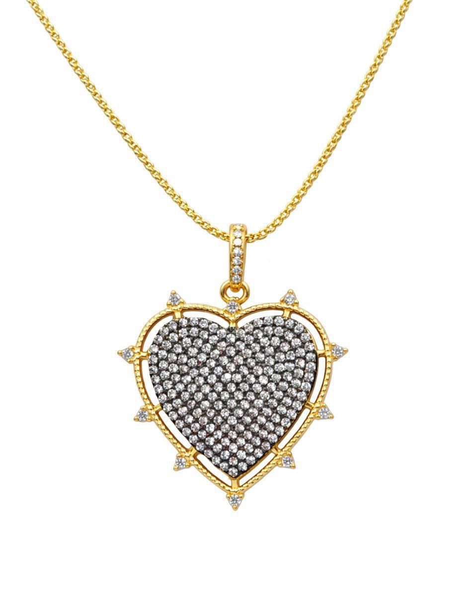 Collar con dije de corazón 1