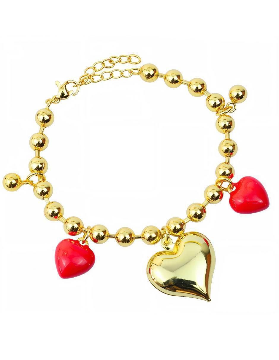 Pulsera Encanto acabado baño de oro 18 K Pulsera Encanto acabado baño de oro 18 K