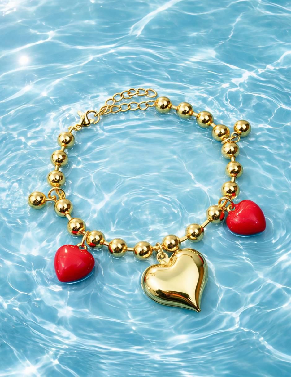 Pulsera Encanto acabado baño de oro 18 K 4