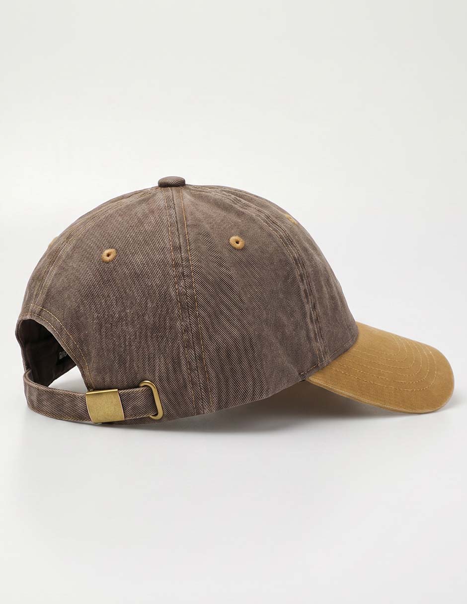 Gorra visera curva hebilla casual para mujer