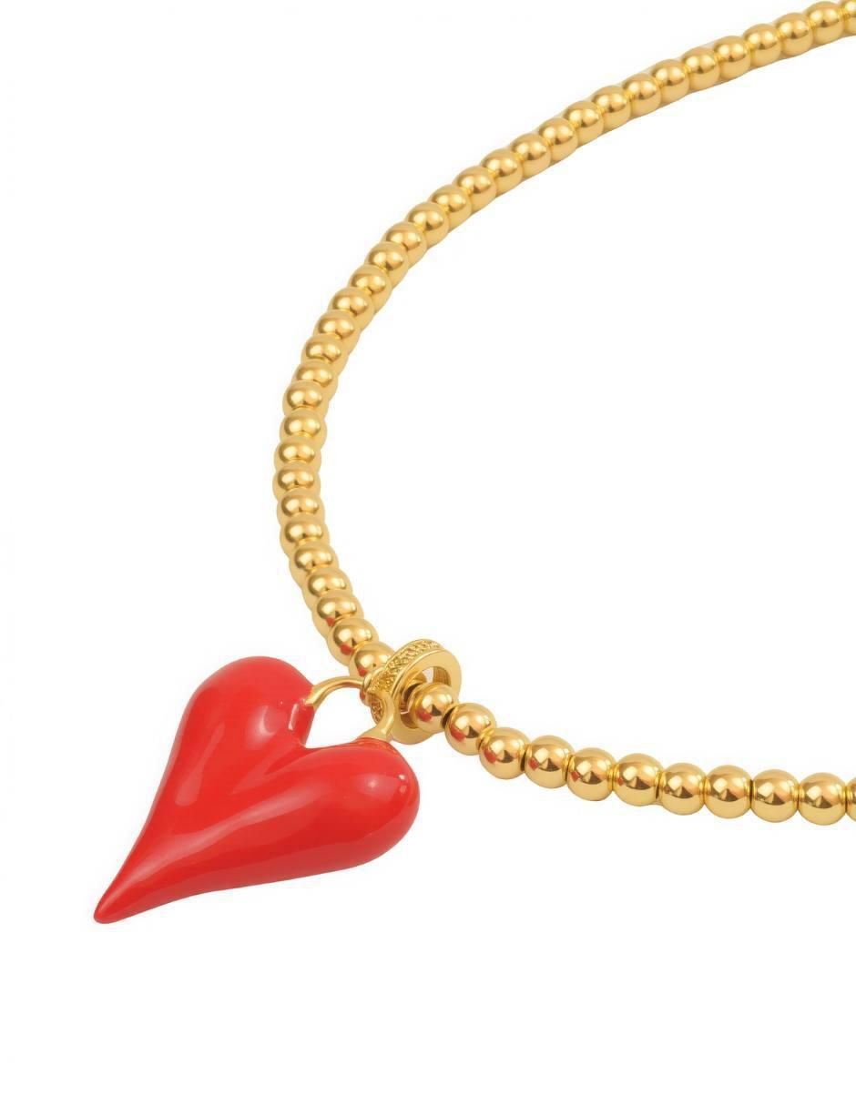 Collar con dije de corazón Pasión 2