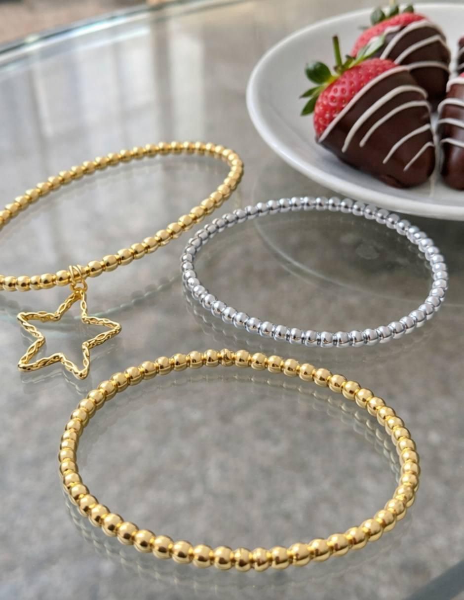Pulsera Estelar acabado baño de oro 18 K 7
