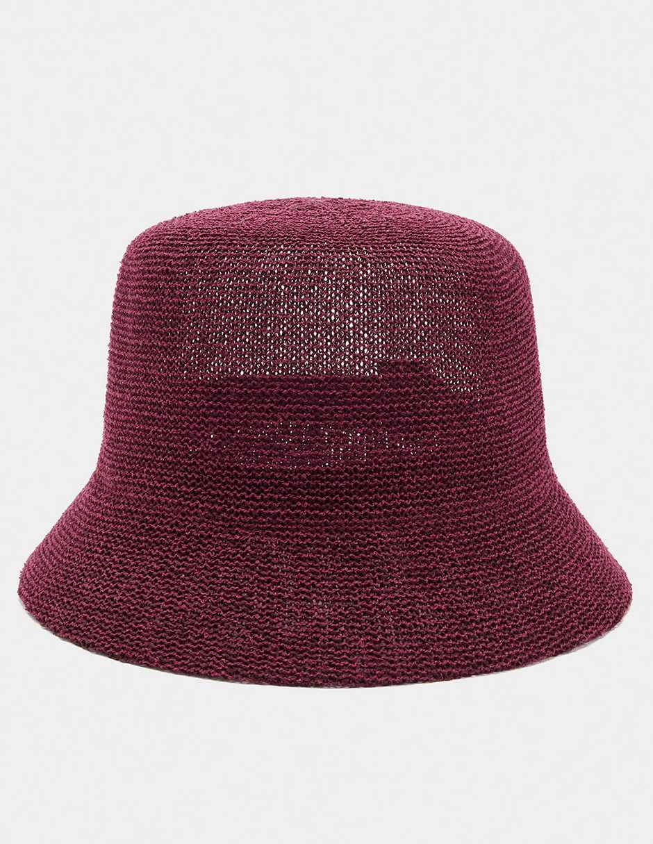 Sombrero bucket 'estampado' liso
