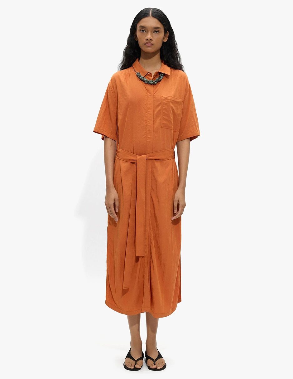 Vestido Midi Casual Parfois Veneza Abril Para Mujer