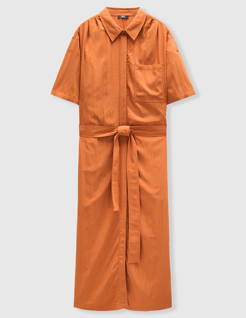 Vestido Midi Casual Parfois Veneza Abril Para Mujer
