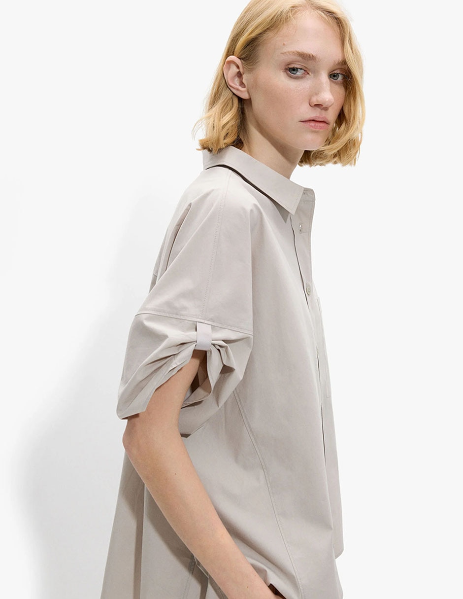 Sobrecamisa Veneza Abril De Algod—n Manga Larga Para Mujer 3