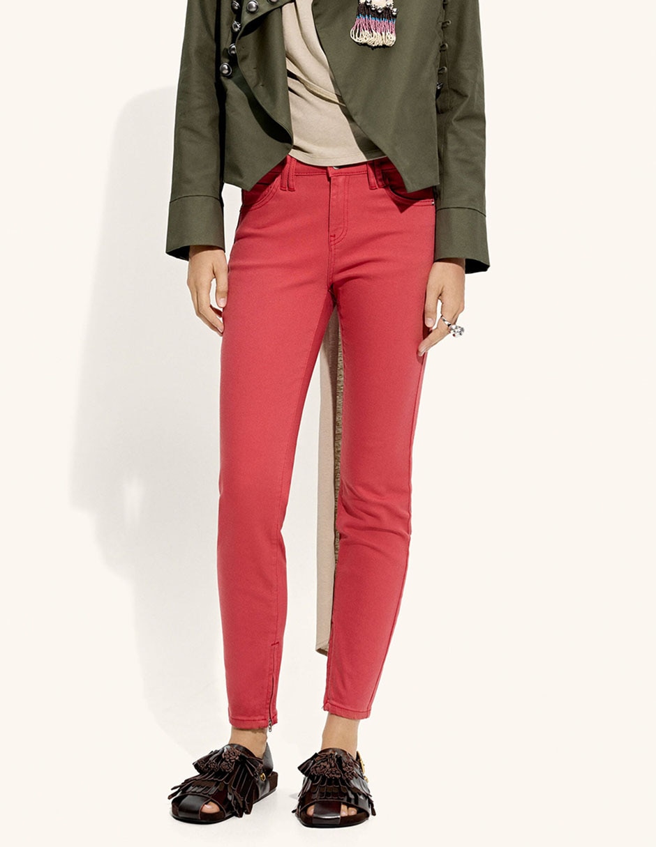 'jeans/jegging/jeans jogger' regular straight cintura veneza março veneza março 'para mujer'