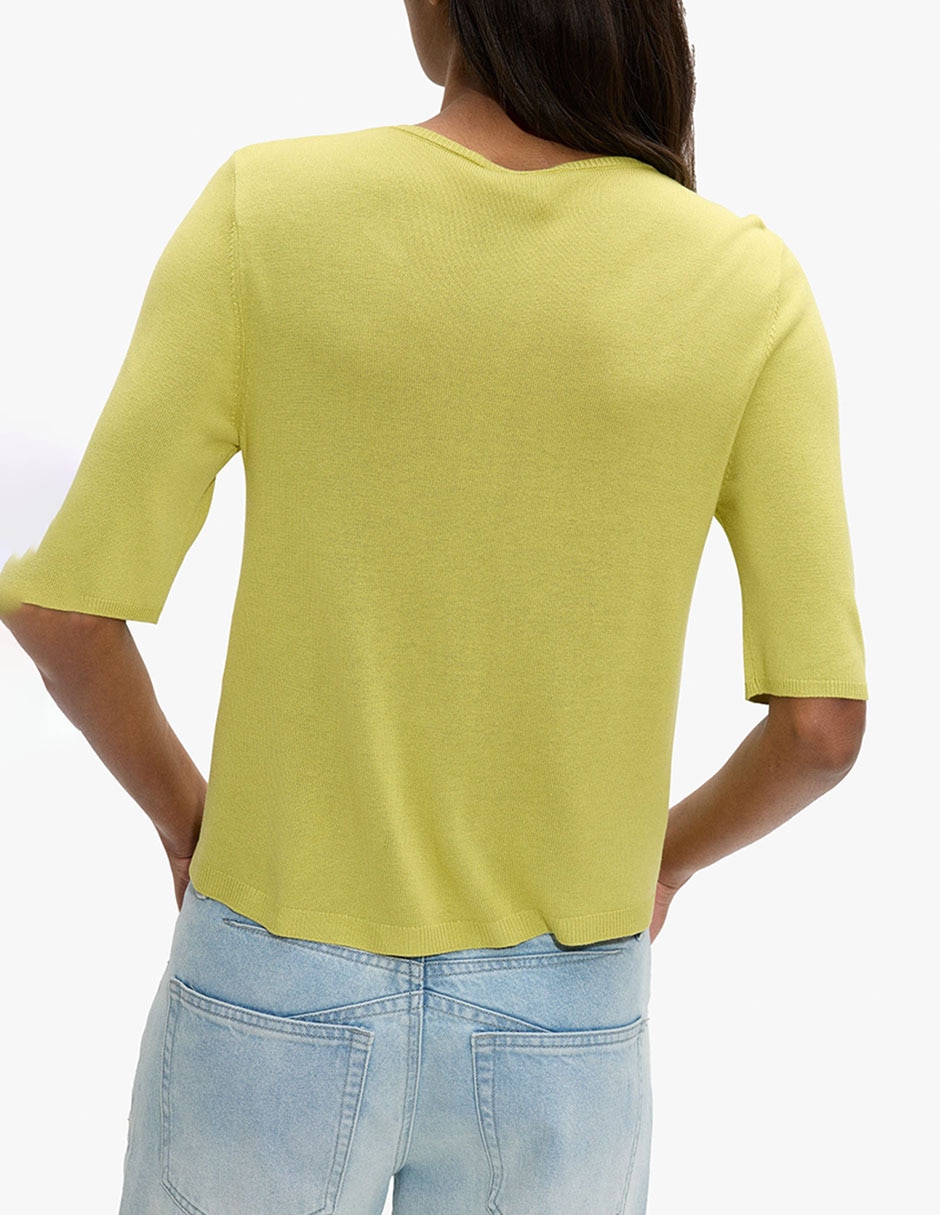 Suéter cuello redondo para mujer 2