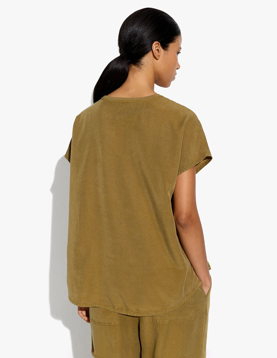 Top Cuello Redondo Escote Sin Escote Tirante Sin Tirantes 2