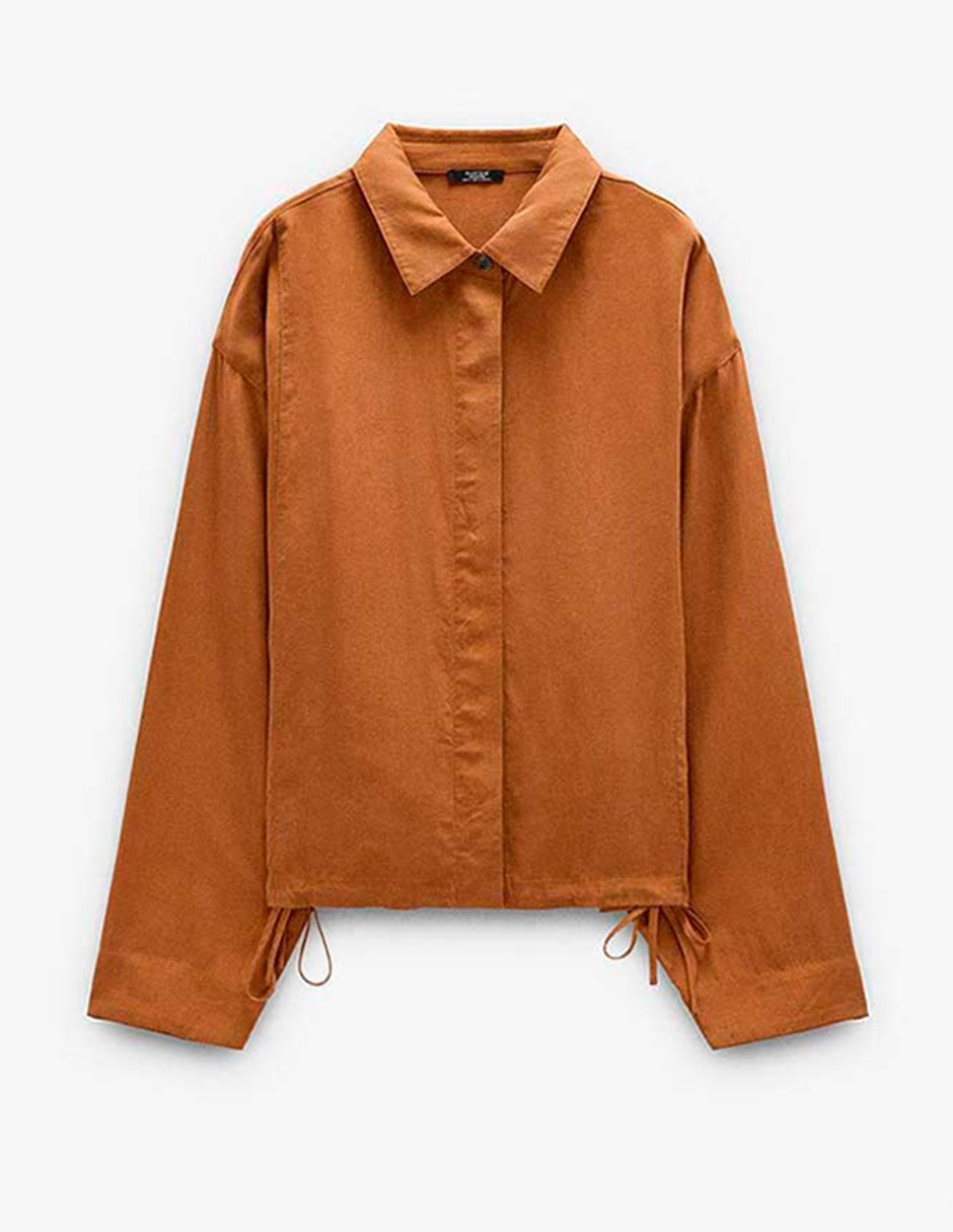 Camisa Parfois abril manga larga para mujer 5