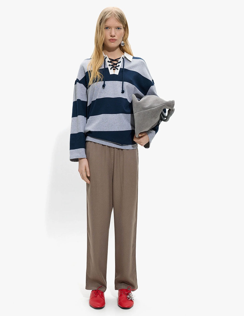 "pantalón" regular regular "para mujer" 3