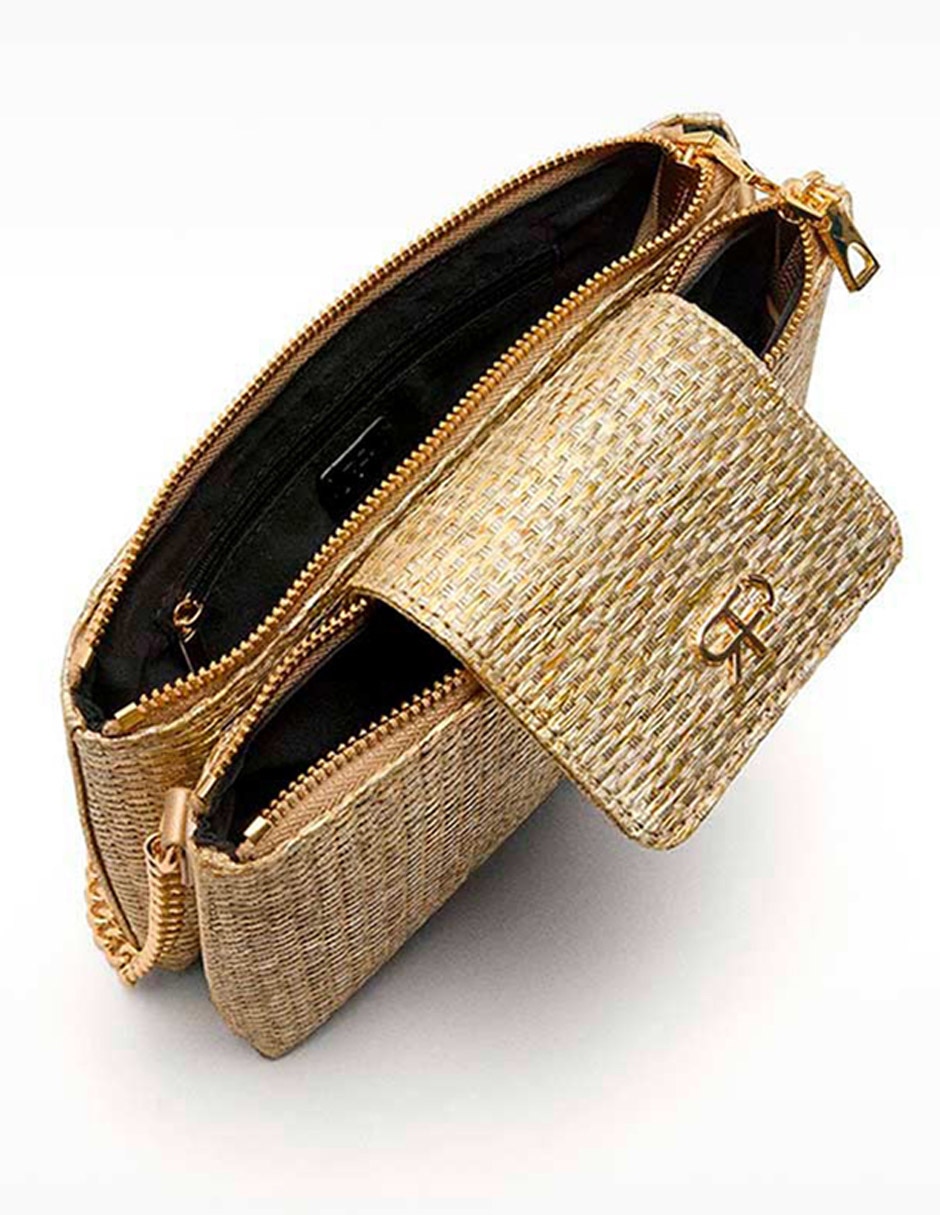 Bolsa crossbody michelle de papel para mujer 3