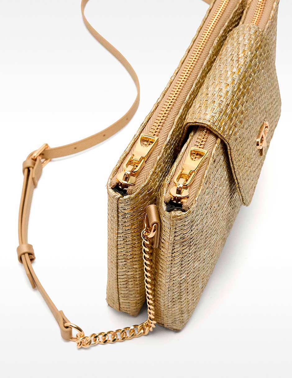 Bolsa crossbody michelle de papel para mujer 4