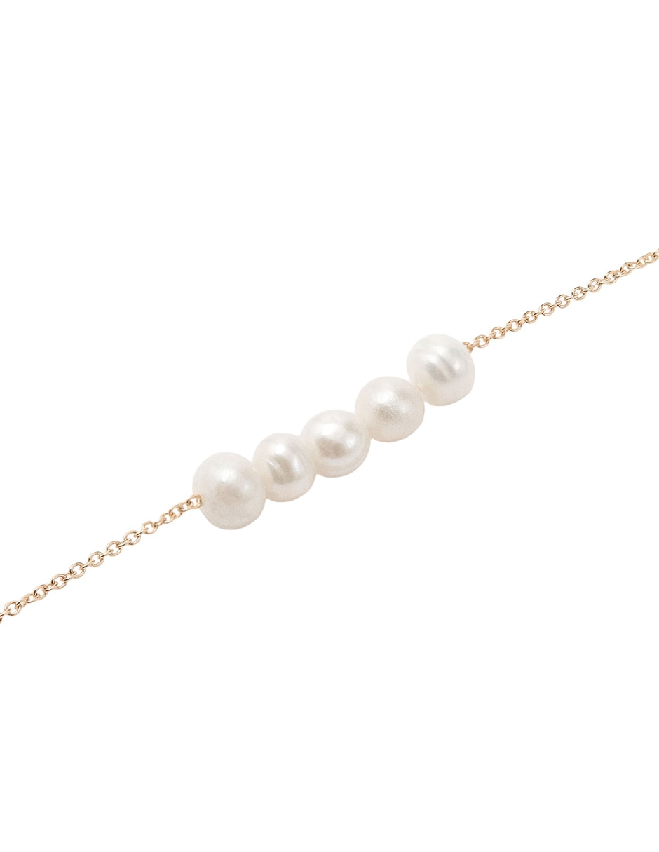 Pulsera Parfois De Mezcla De Materiales Con Pedrer’a De Fantas’a Sin Kilataje Golden Delicates Acabado