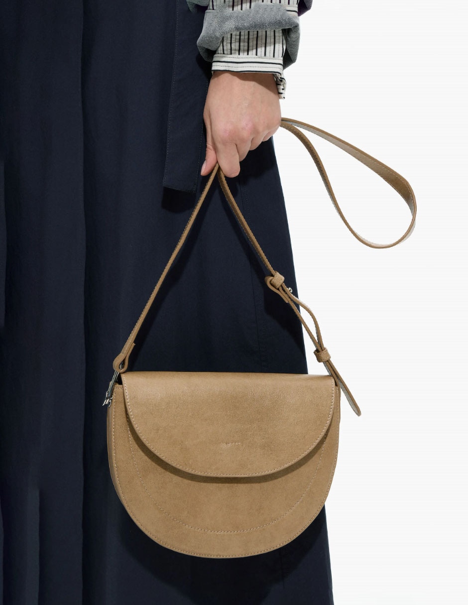 Bolsa Crossbody Parfois Asher De Poliuretano Para Mujer
