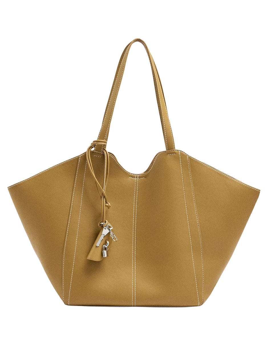 Bolsa Shopper Panama De Poliuretano Para Mujer