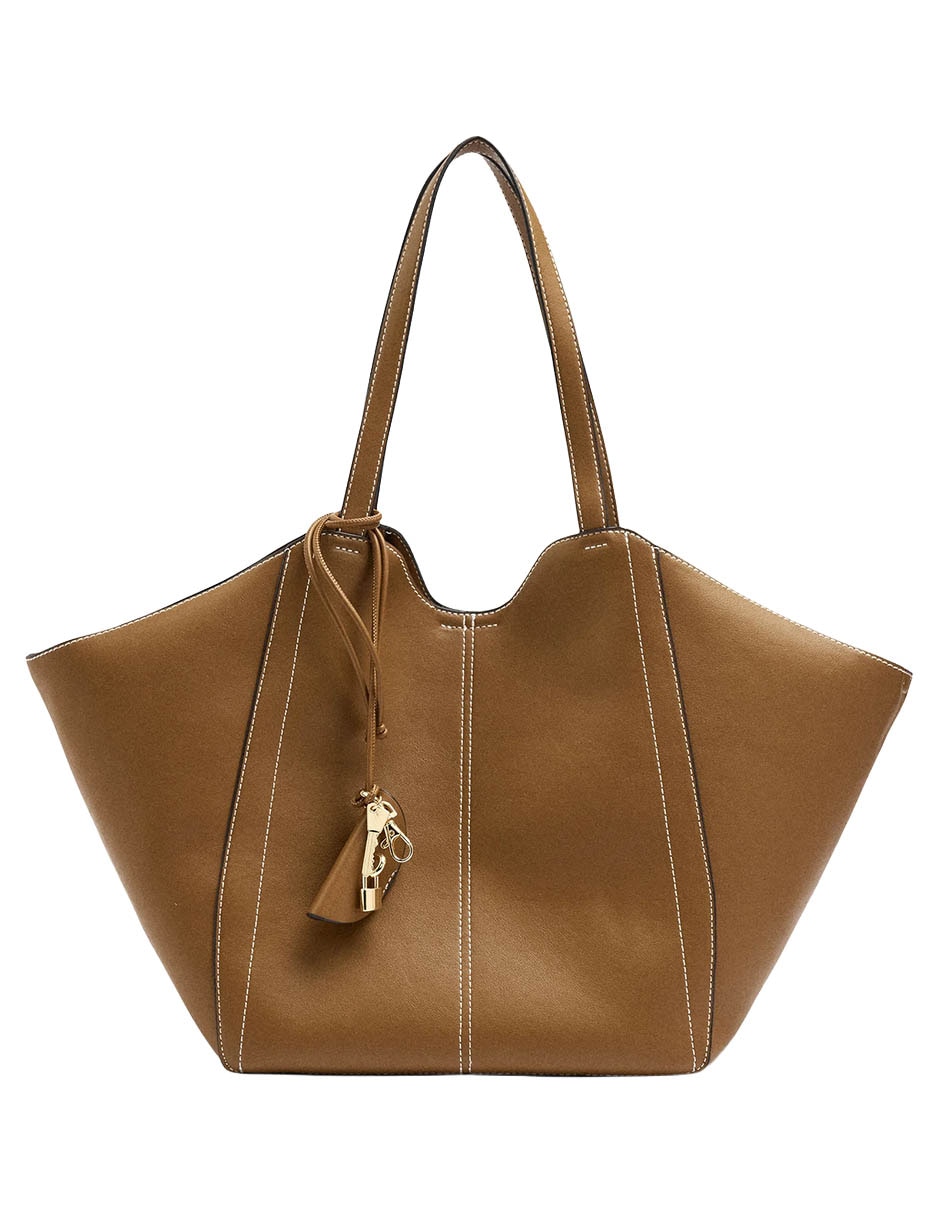 Bolsa Shopper Panama De Poliuretano Para Mujer