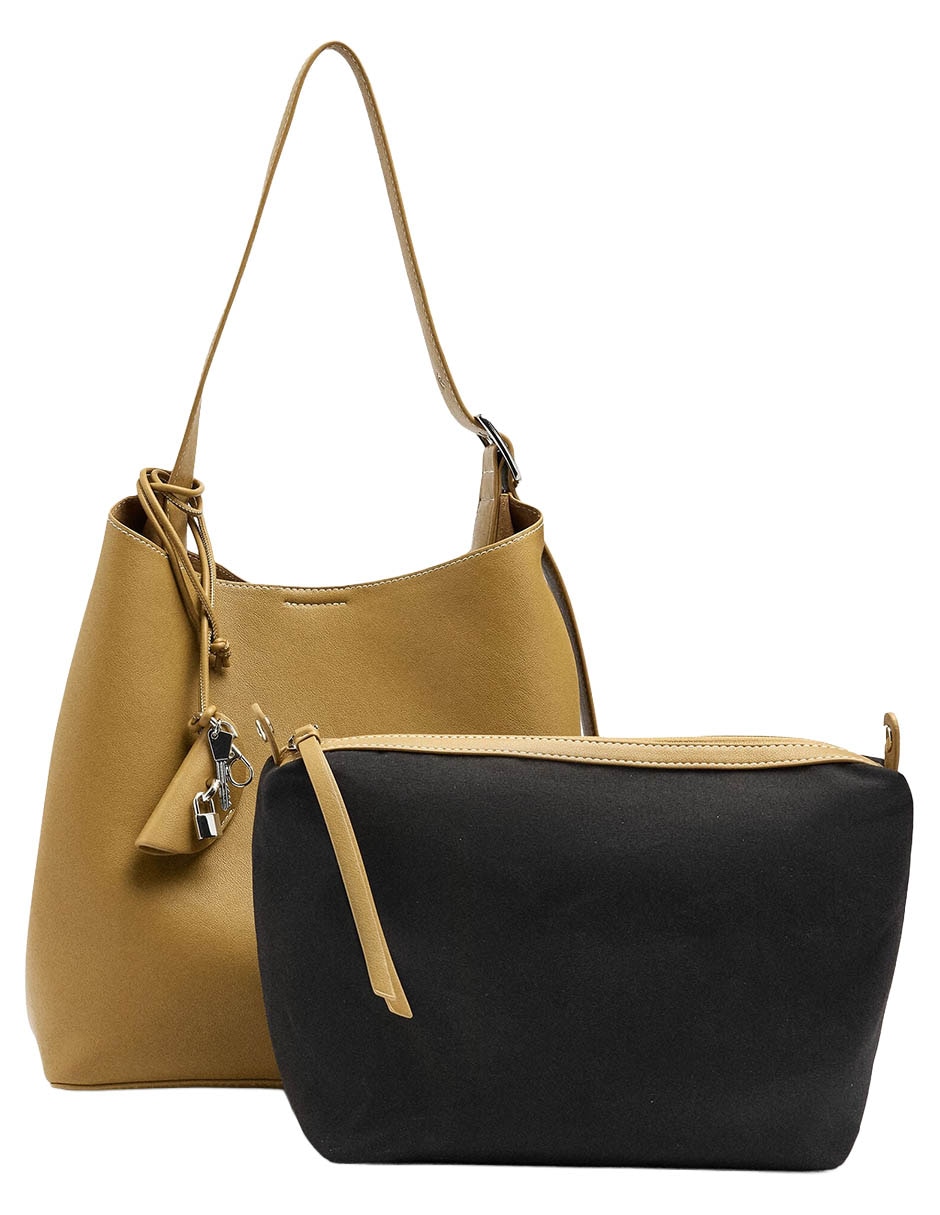 Bolsa Shopper Parfois Panama De Poliuretano Para Mujer