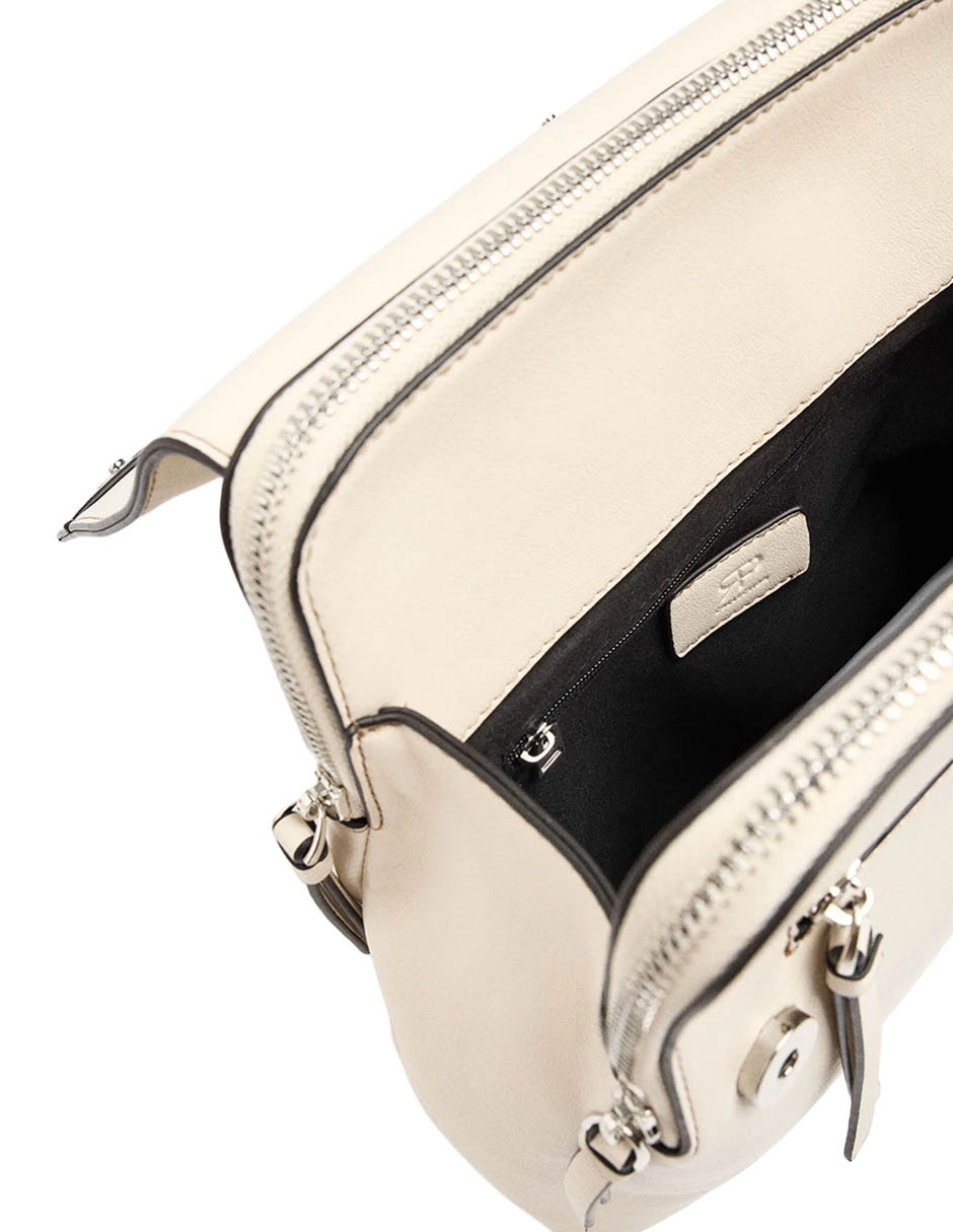 Bolsa Backpack Panama De Poliuretano Para Mujer 3