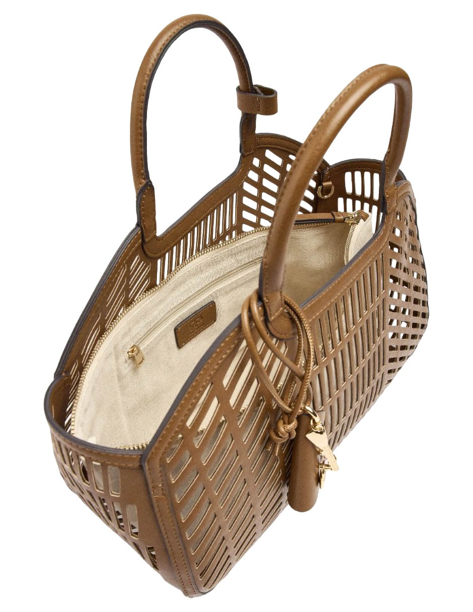 Bolsa Tote Panama De Poliuretano Para Mujer 4