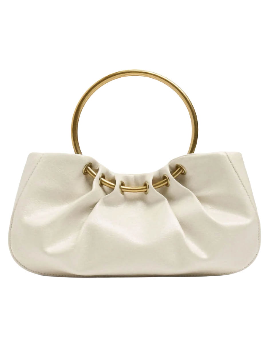 Bolsa Clutch Golden Sea De Poliuretano Para Mujer