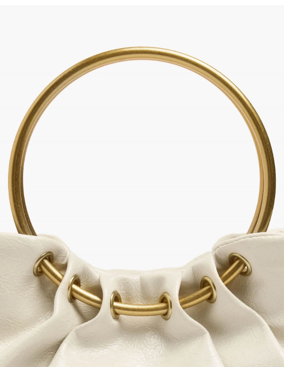 Bolsa Clutch Golden Sea De Poliuretano Para Mujer 3