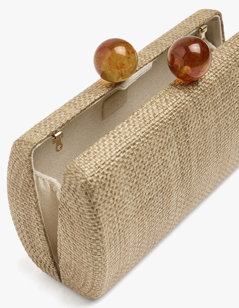 Bolsa Backpack Ratattan Box De Poliuretano Para Mujer 3