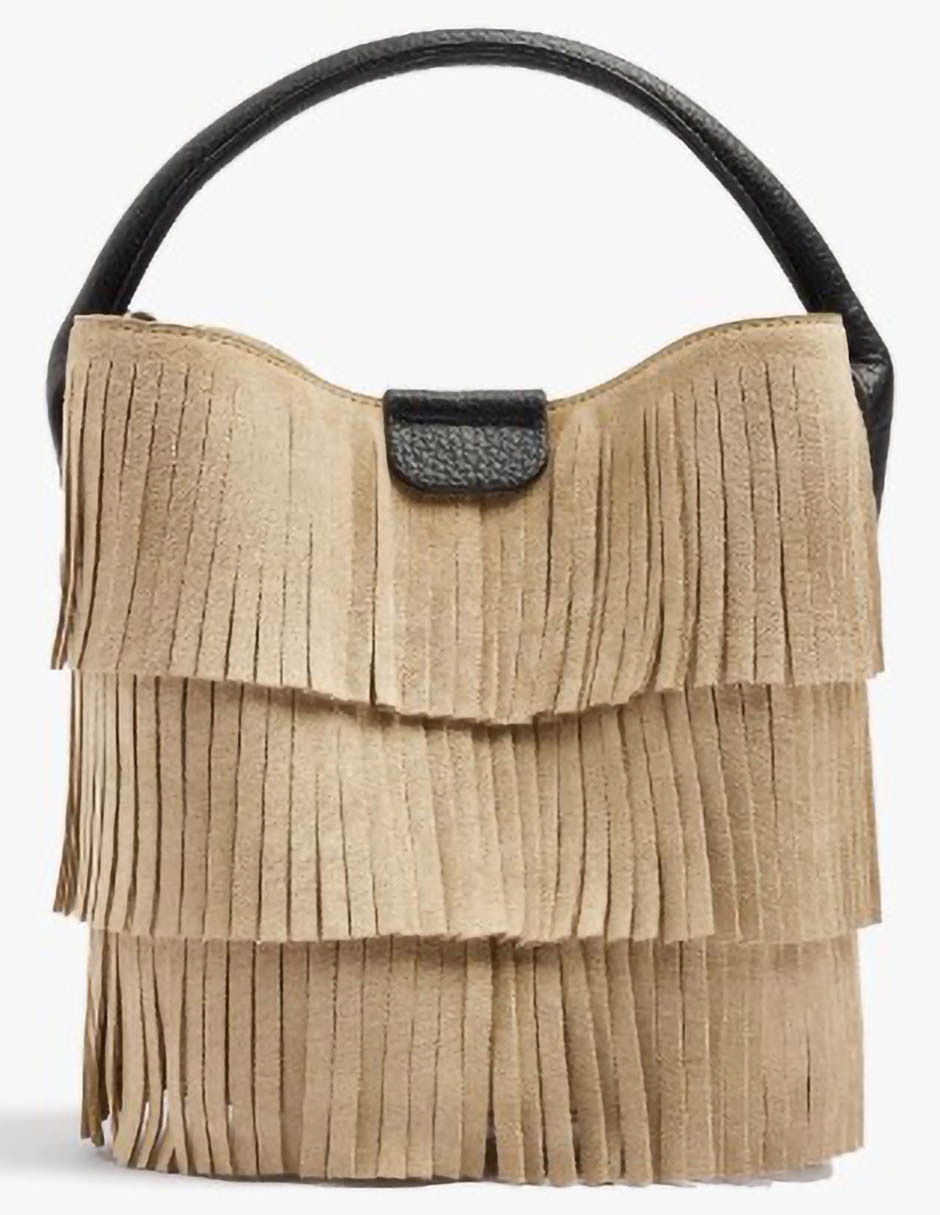 Bolsa Bucket Asher De Mezcla De Materiales Para Mujer 1