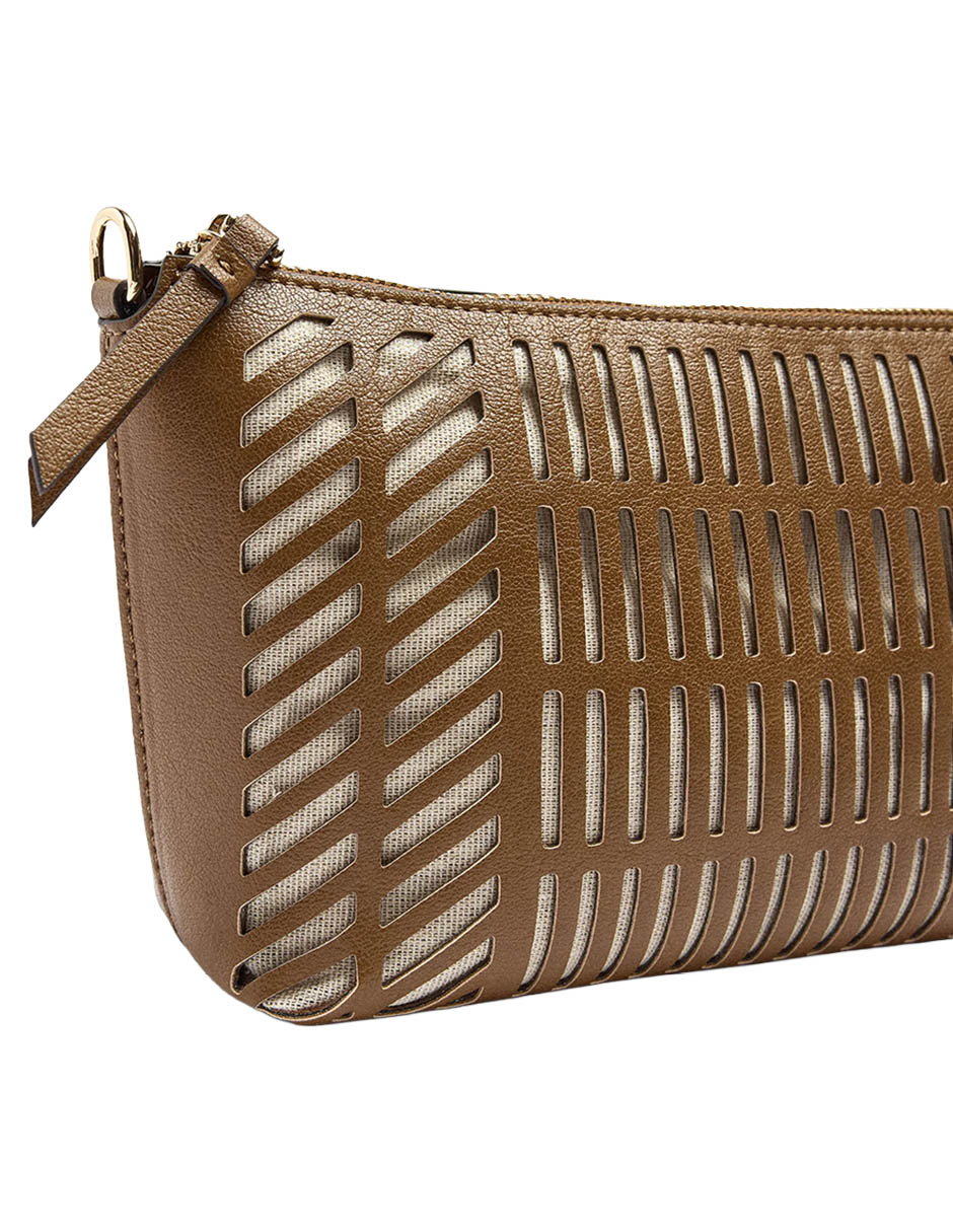Bolsa Crossbody Panama De Poliuretano Para Mujer 3