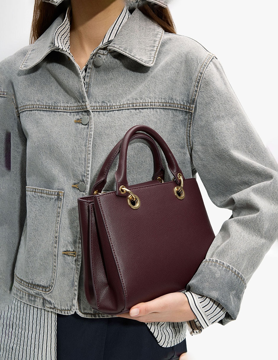 Bolsa Tote Jacob De Poliuretano Para Mujer 5
