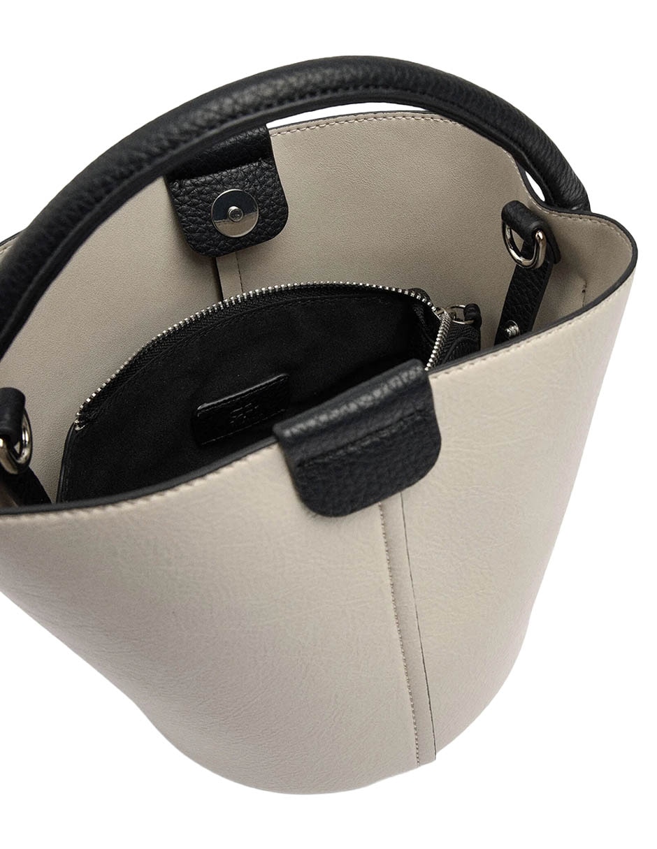 Bolsa Bucket Asher De Poliuretano Para Mujer 3