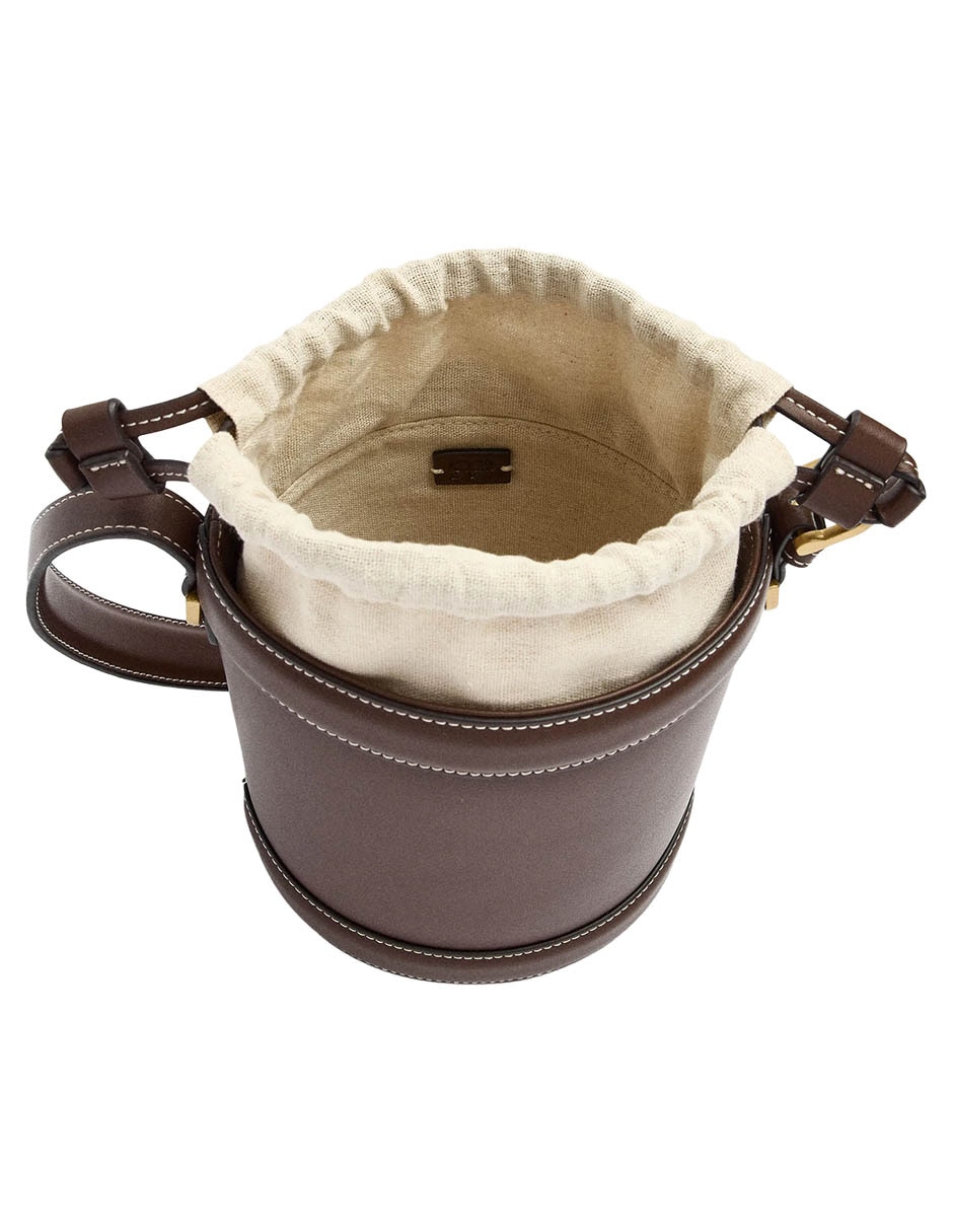 Bolsa Bucket Parfois Venice De Poliuretano Para Mujer