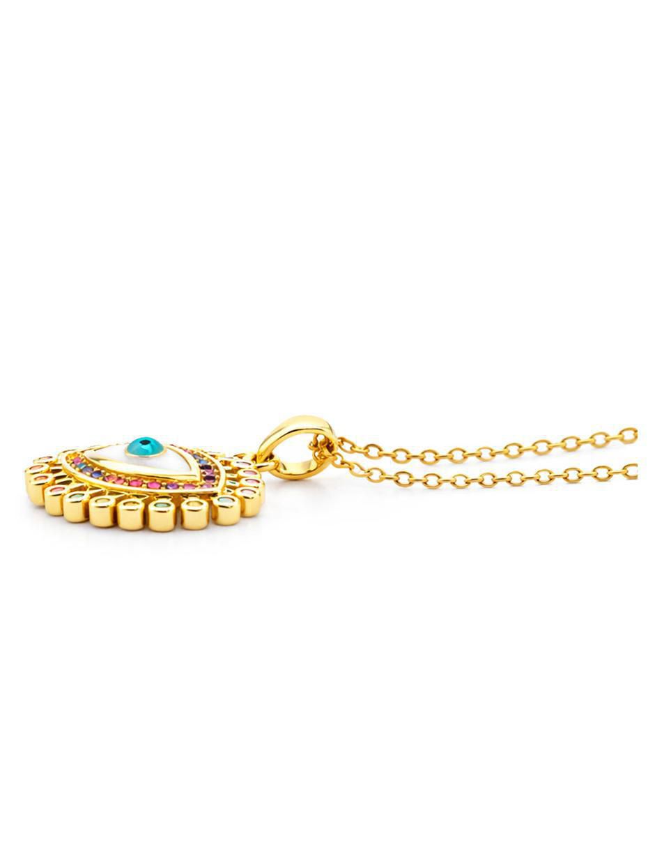 Collar Moon & Self de oro laminado 18 K
