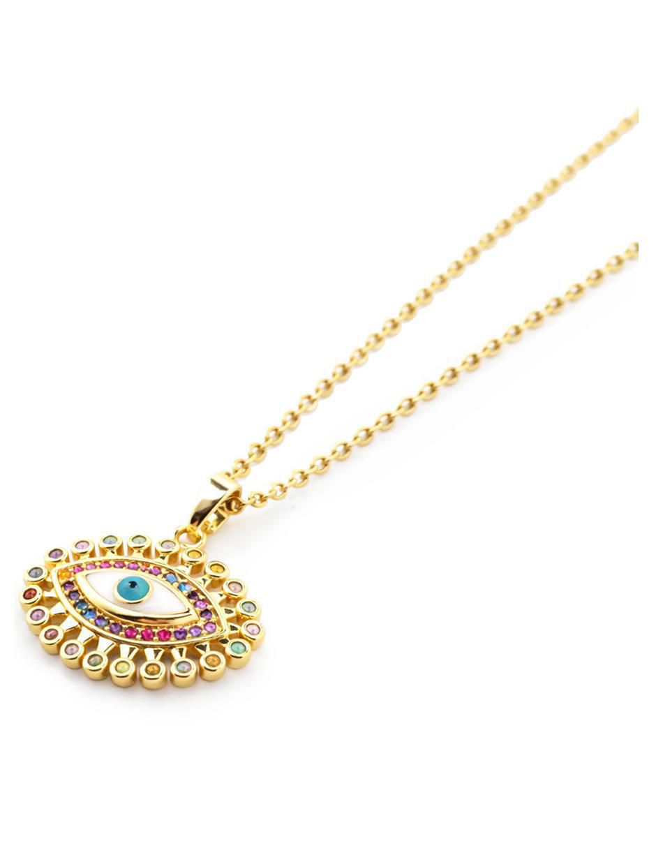 Collar Moon & Self de oro laminado 18 K