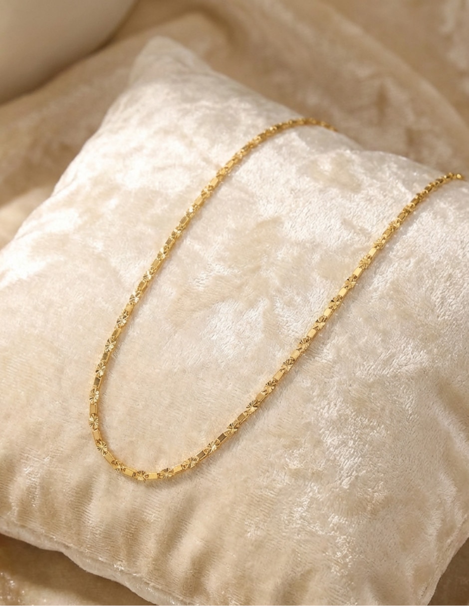 Cadena oro laminado de 18 k