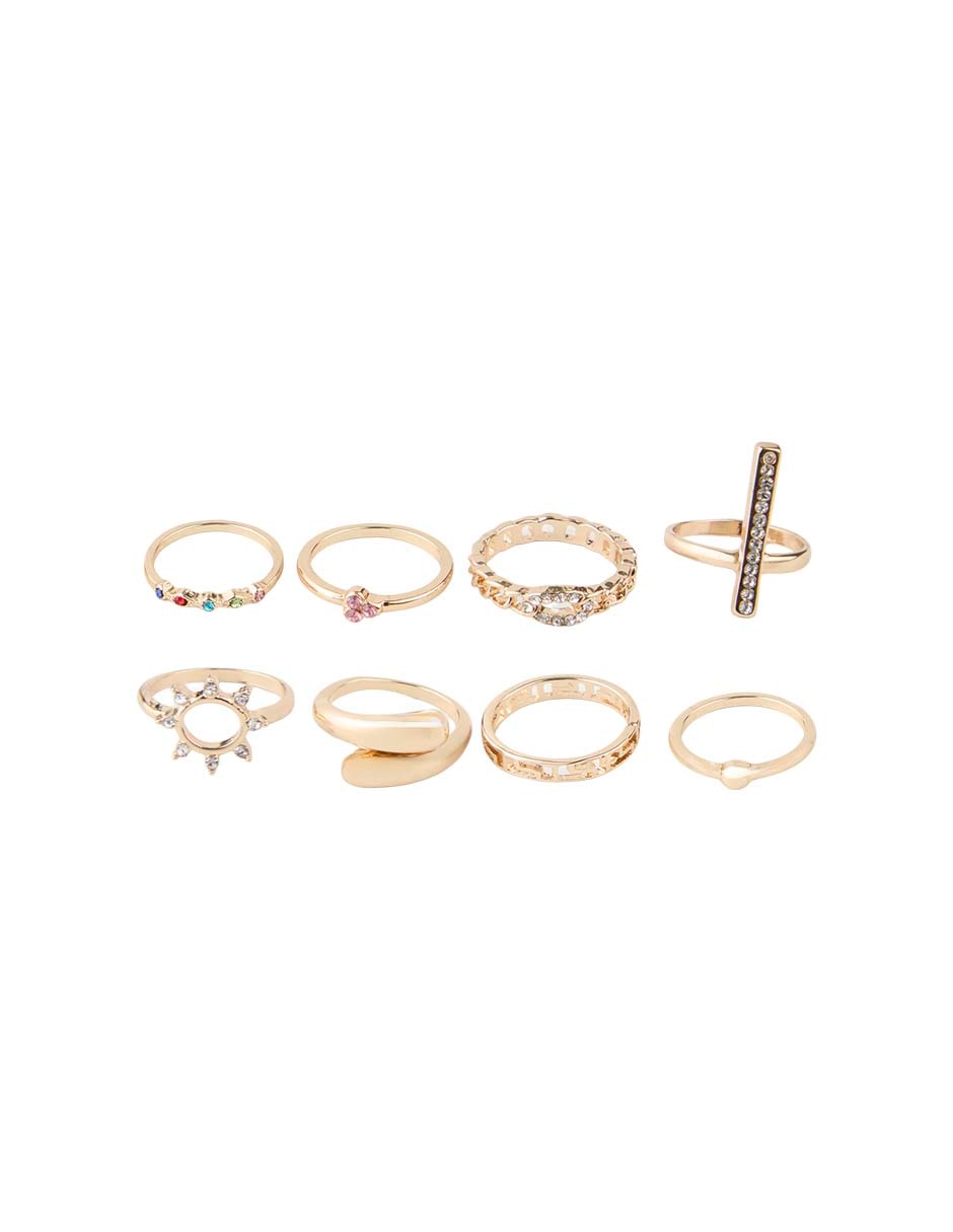 Set anillo con acabado pulido Set anillo con acabado pulido