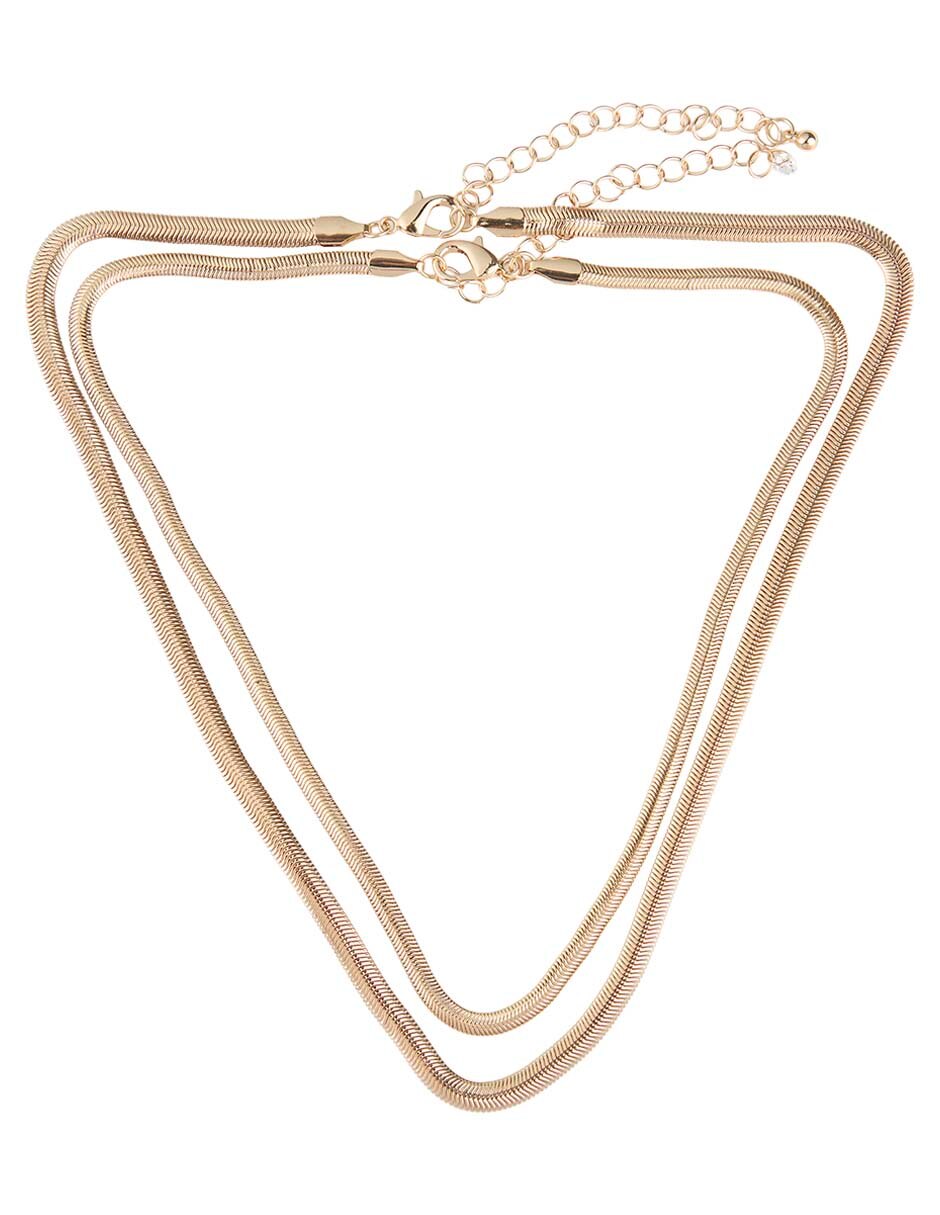 Set de aretes y collar de acero inoxidable 6