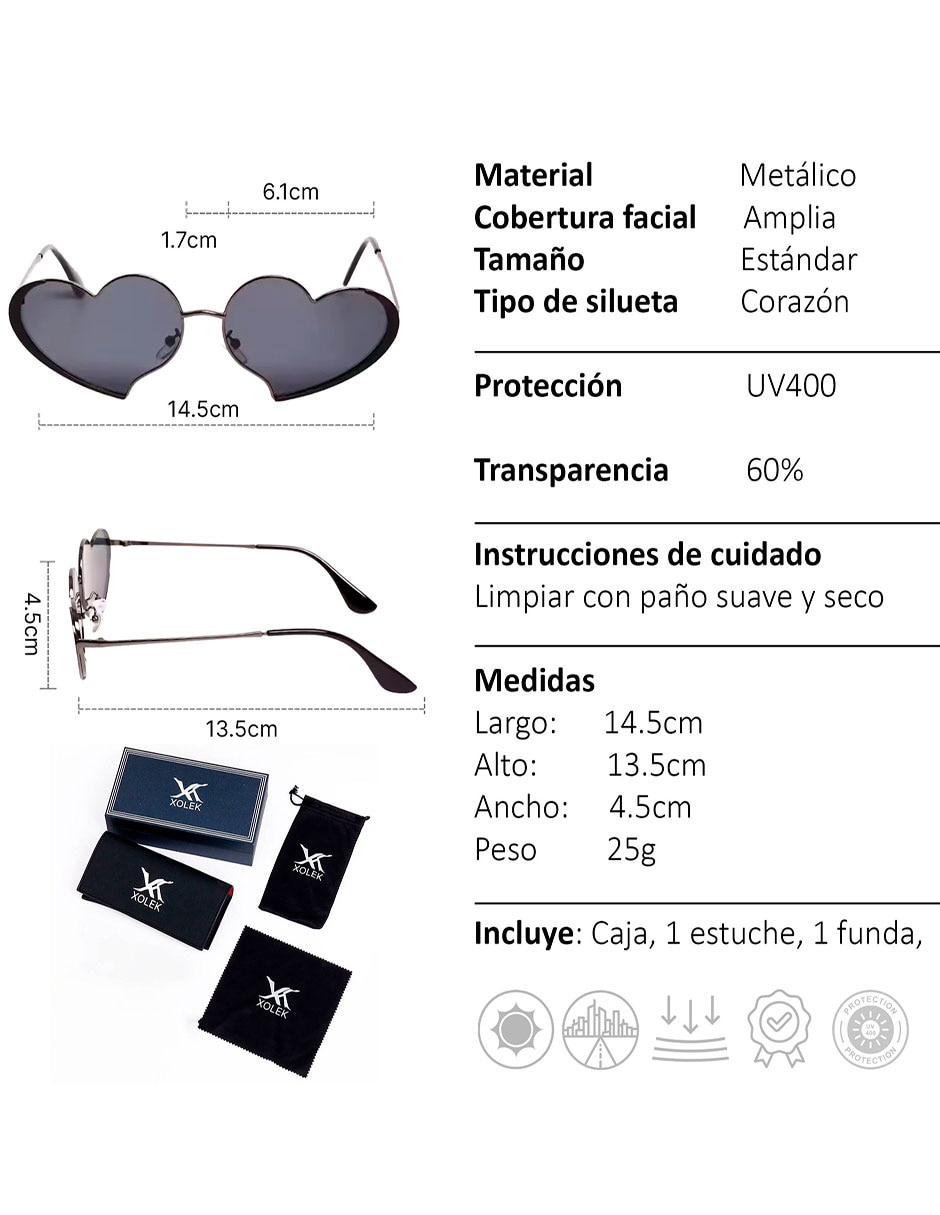 Lentes de sol Xolek XO-132-N para mujer