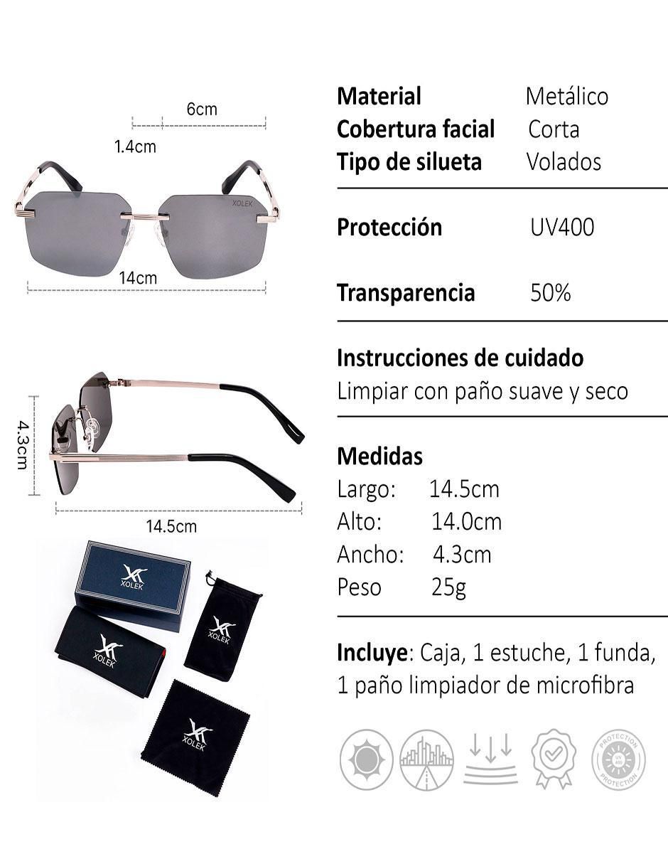 Lentes de sol xolek casual xo-170-g para hombre