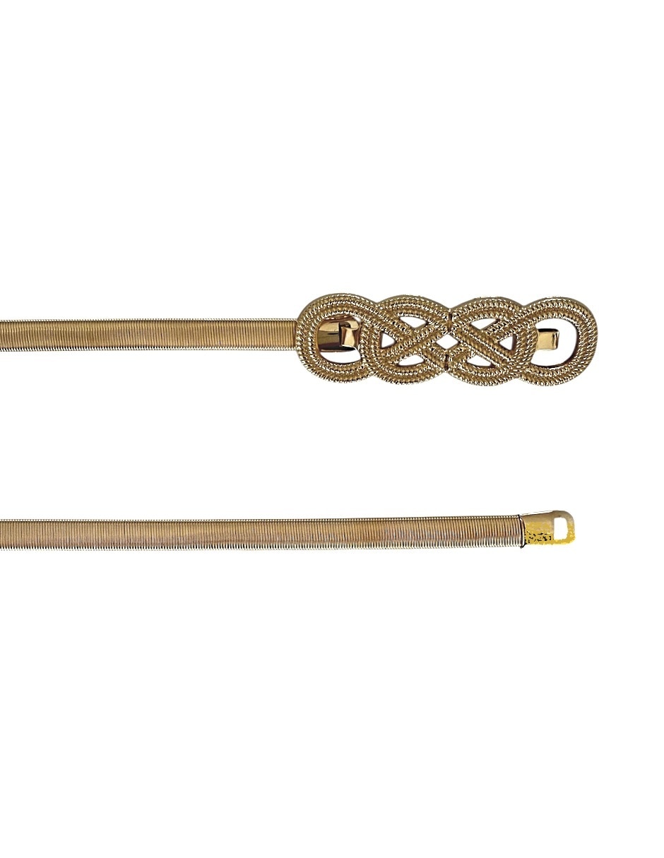Cinturón map de metal para mujer