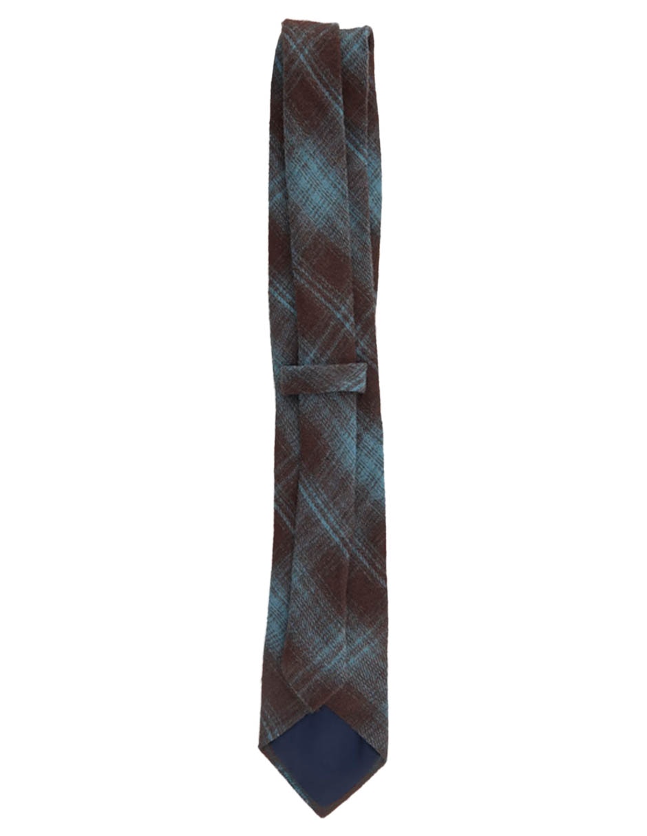 Corbata Con Estampado Escocés Para Mujer