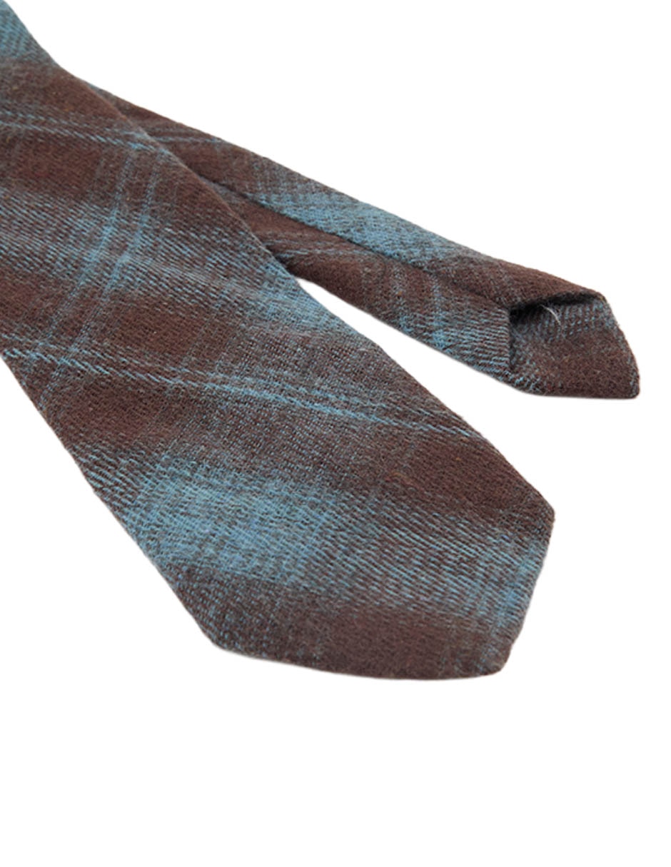 Corbata Con Estampado Escocés Para Mujer 3