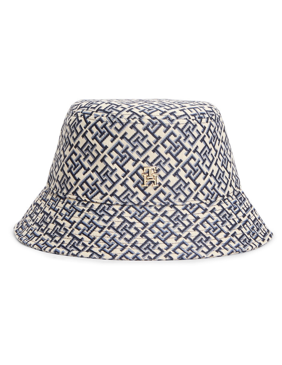 Gorro bucket casual monogram para mujer 1