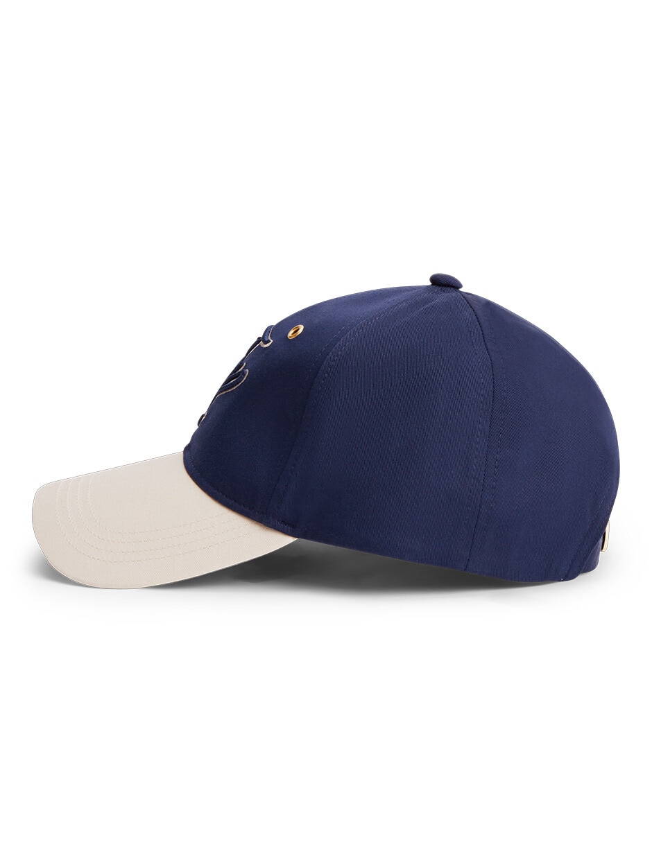 Gorra con visera curva casual script para mujer 3