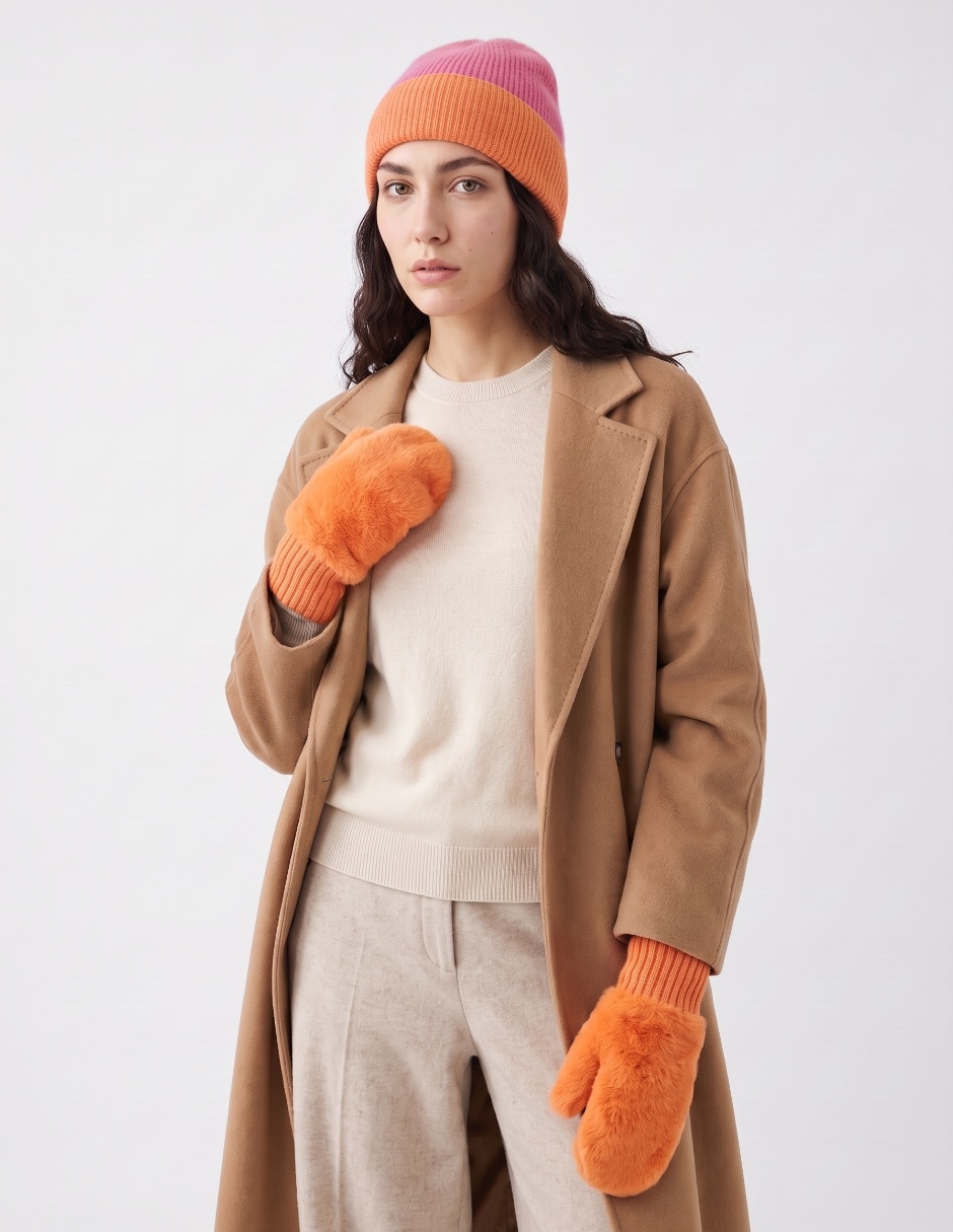 Set gorro guantes de mujer 3