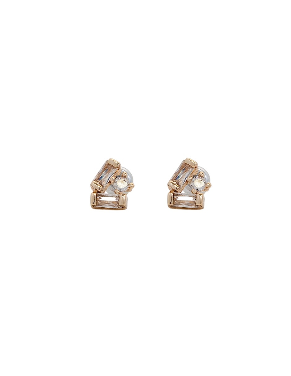 Aretes cortos de estrella con acabado lustre 4